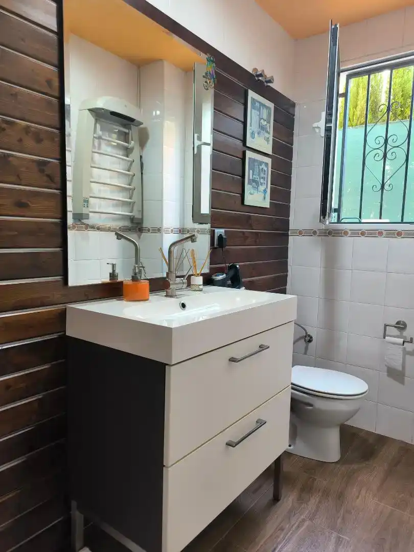 Baño de Casa o chalet en venta en Mutxamel con Aire acondicionado, Jardín privado y Trastero
