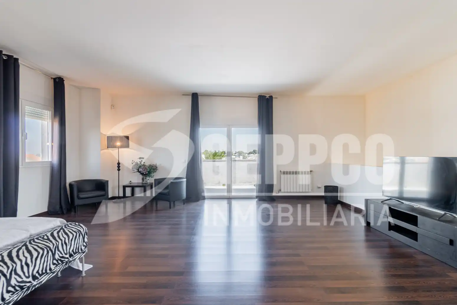 Sala de estar de Casa o chalet en venta en Trijueque con Jardín privado