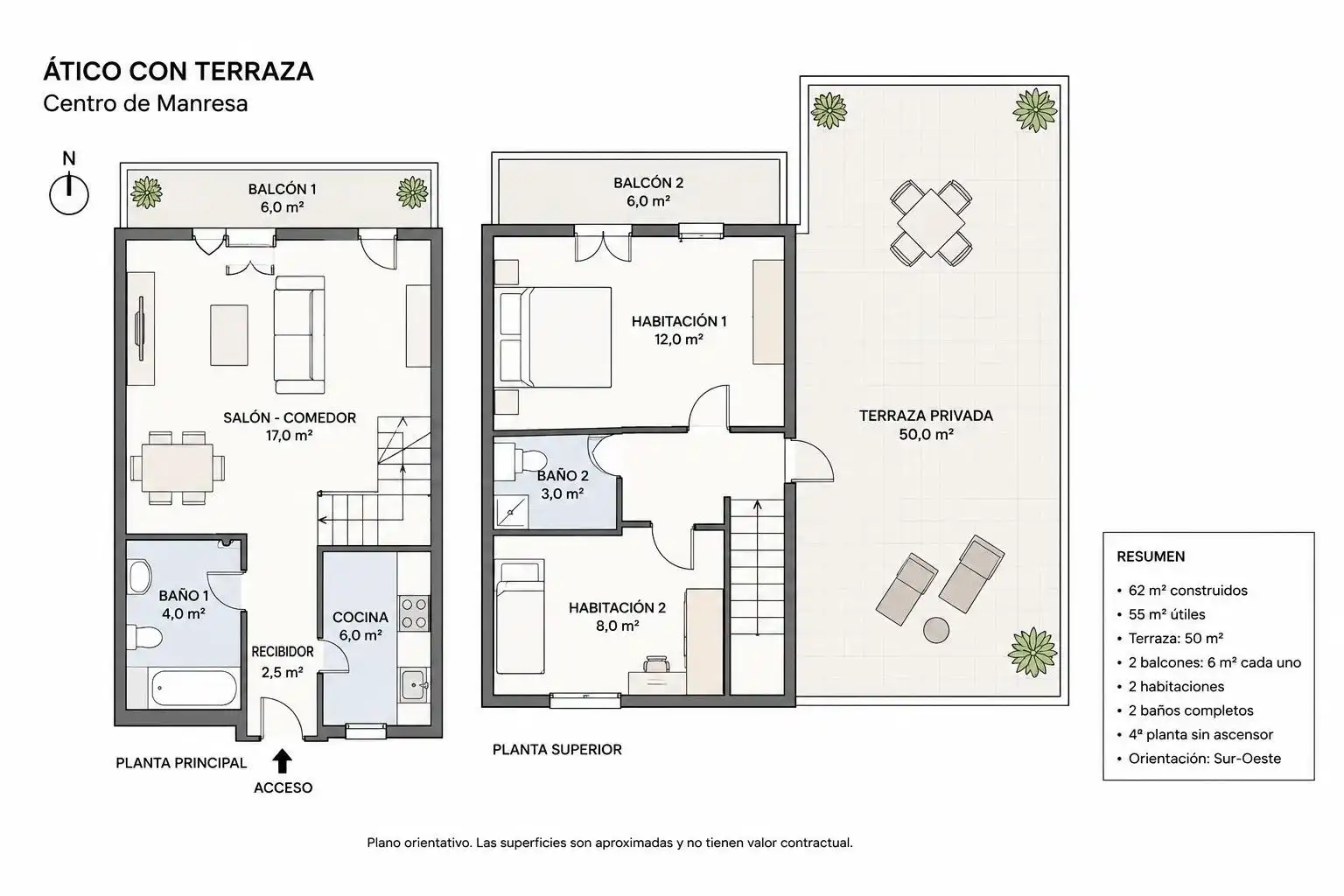 Penthouse with terrace for sale in Carrer NOU, imagen 18