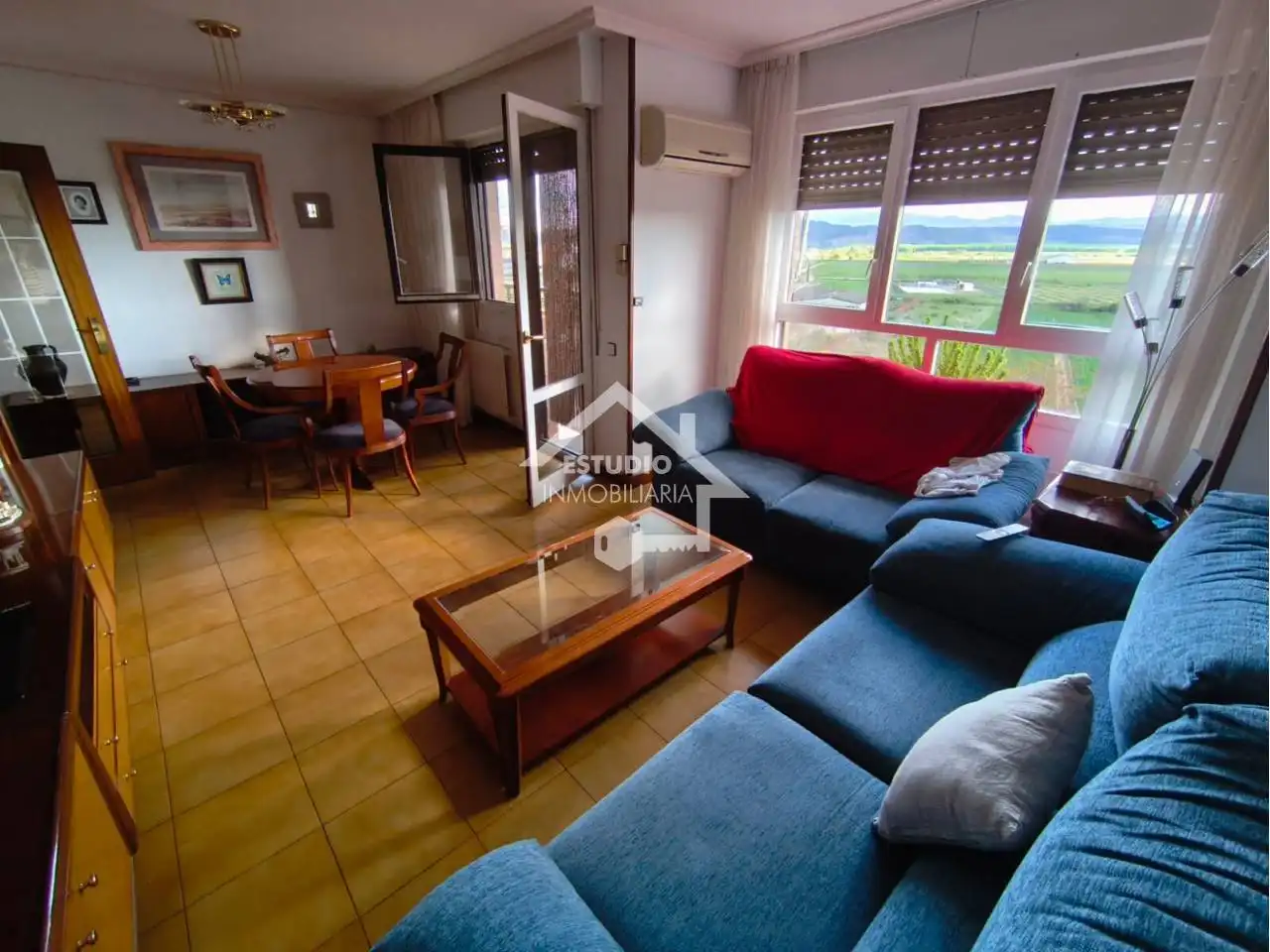 Sala de estar de Casa o chalet en venta en Mendavia con Calefacción, Jardín privado y Parquet