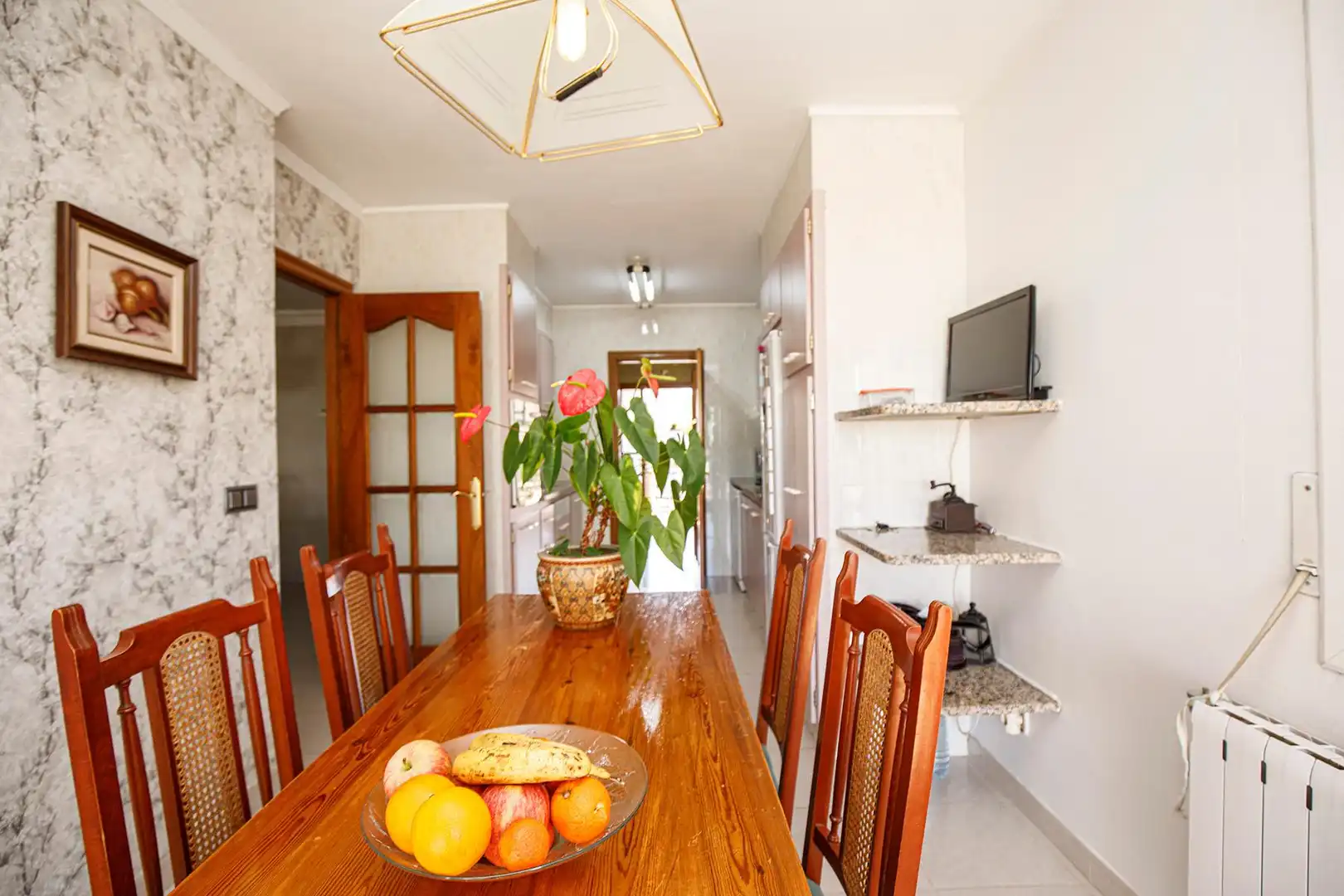 Comedor de Casa o chalet en venta en Quart con Aire acondicionado, Jardín privado y Terraza