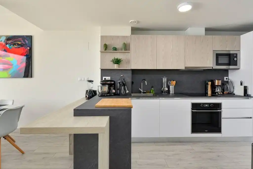 Kitchen of Detached homes for sale in Manilva  with Air Conditioner, Private garden and Terrace