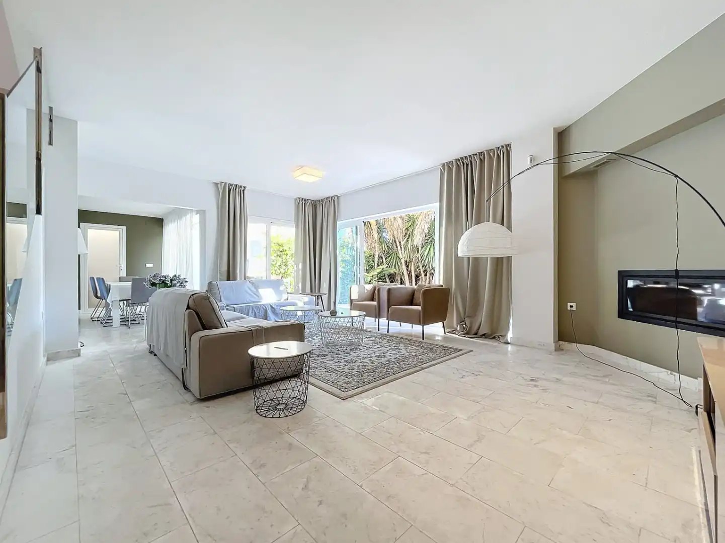 Living room of Houses for sale in L'Alfàs del Pi  with Air Conditioner, Heating and Private garden
