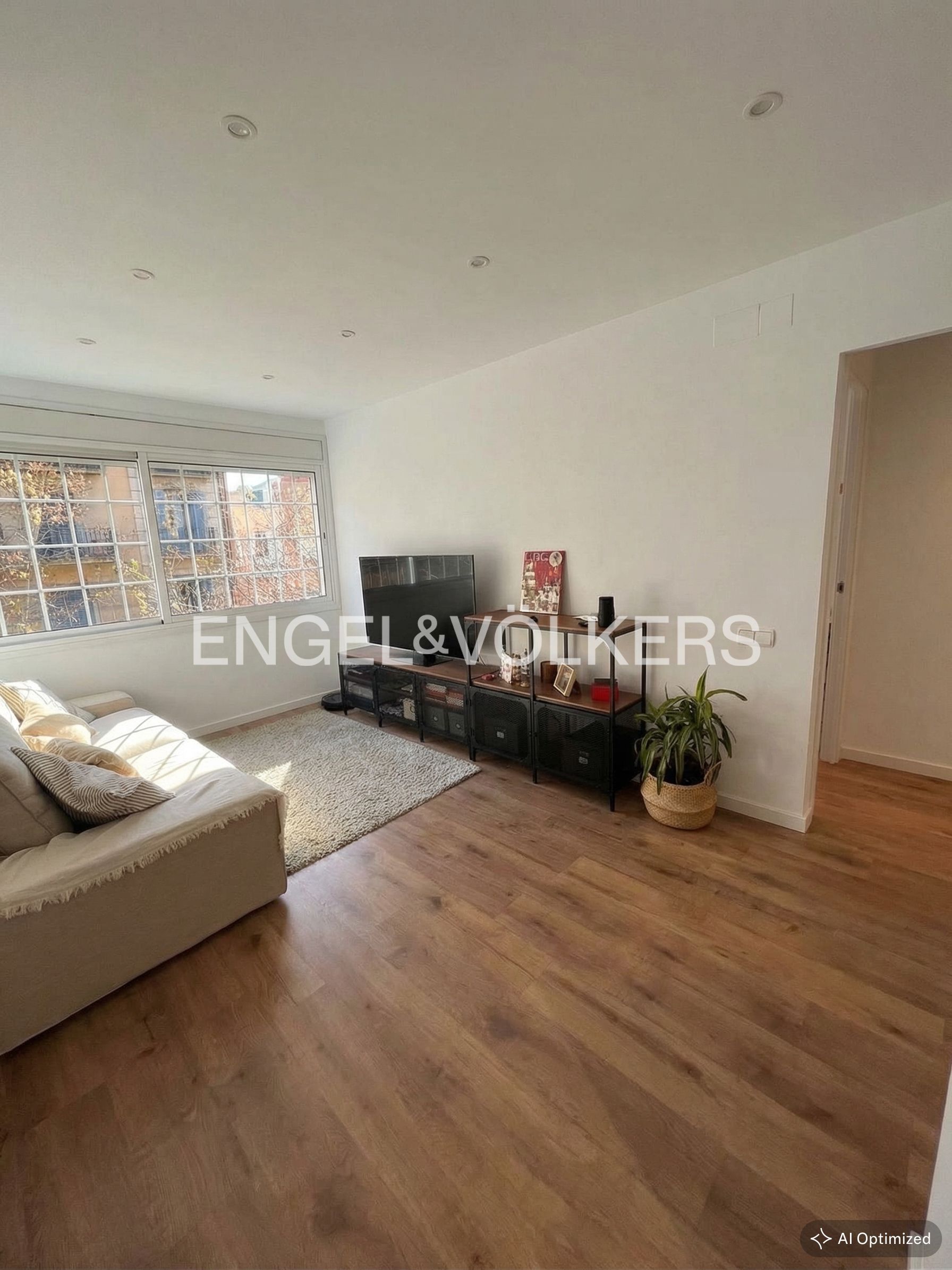 Sala d'estar de Pis en venda en  Barcelona Capital amb Aire condicionat, Calefacció i Parquet