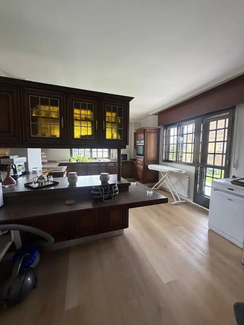 Cocina de Piso de alquiler en Cangas  con Calefacción, Terraza y Amueblado