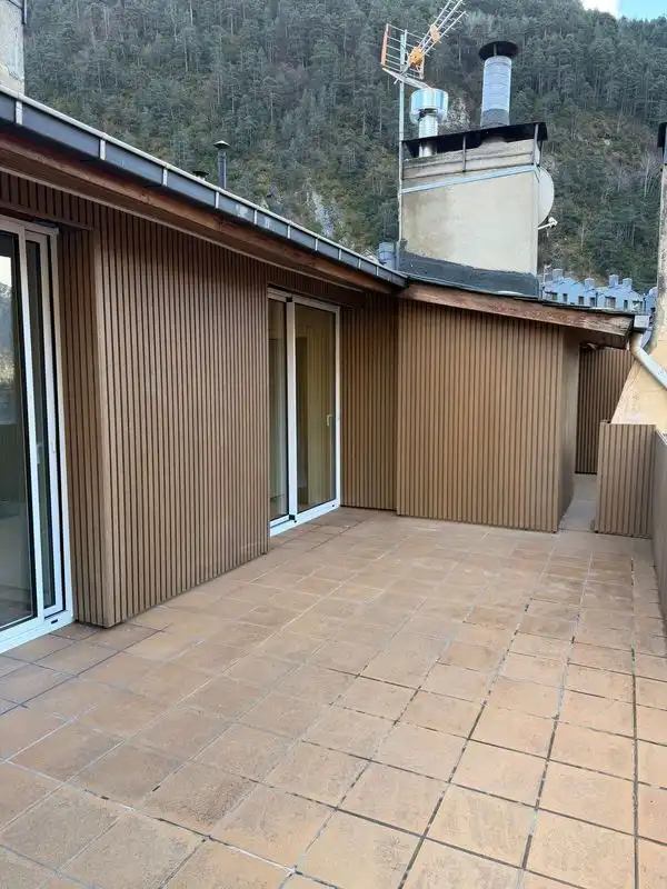 Terraza de Piso de alquiler en Encamp con Aire acondicionado, Calefacción y Parquet