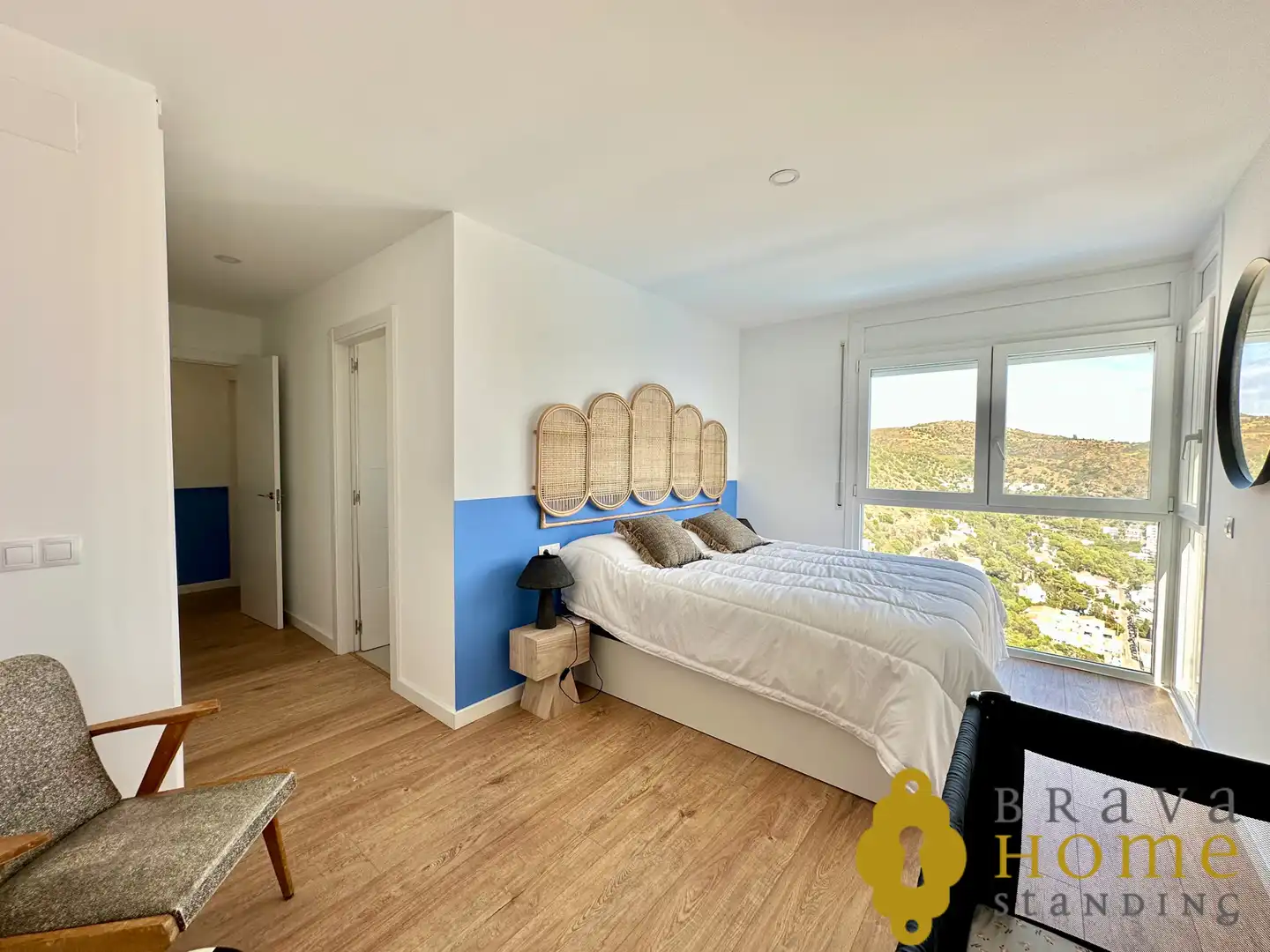Dormitori de Casa o xalet en venda en Roses amb Aire condicionat, Jardí privat i Terrassa