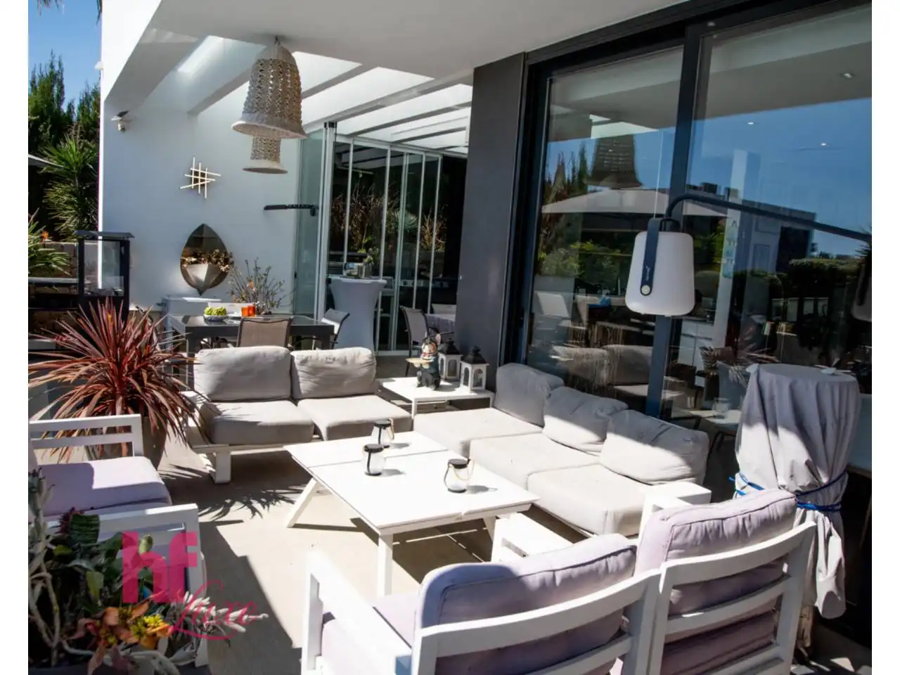 Terrassa de Casa o xalet en venda en Moraira amb Aire condicionat, Calefacció i Jardí privat