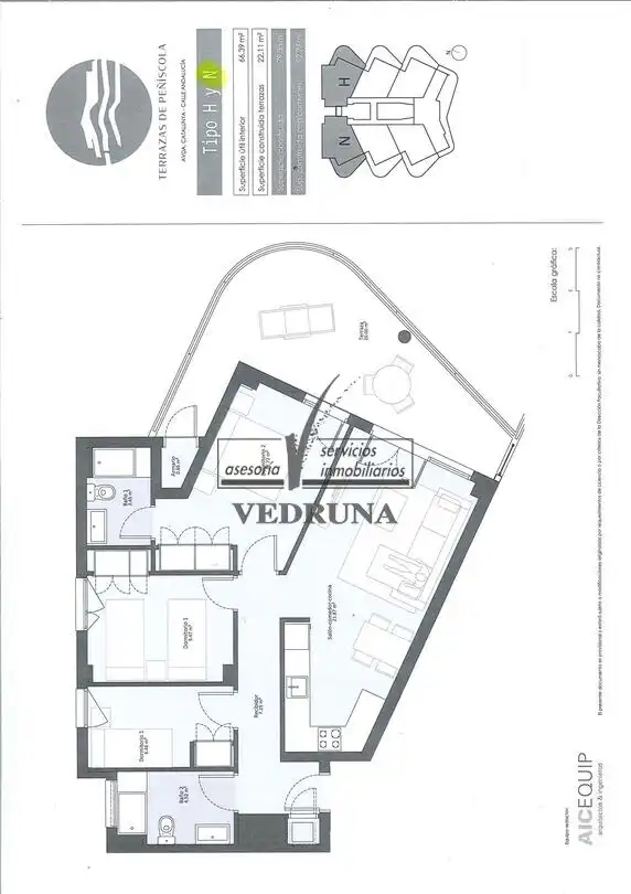 Flat for sale in Peñíscola / Peníscola  with Air Conditioner, Heating and Private garden