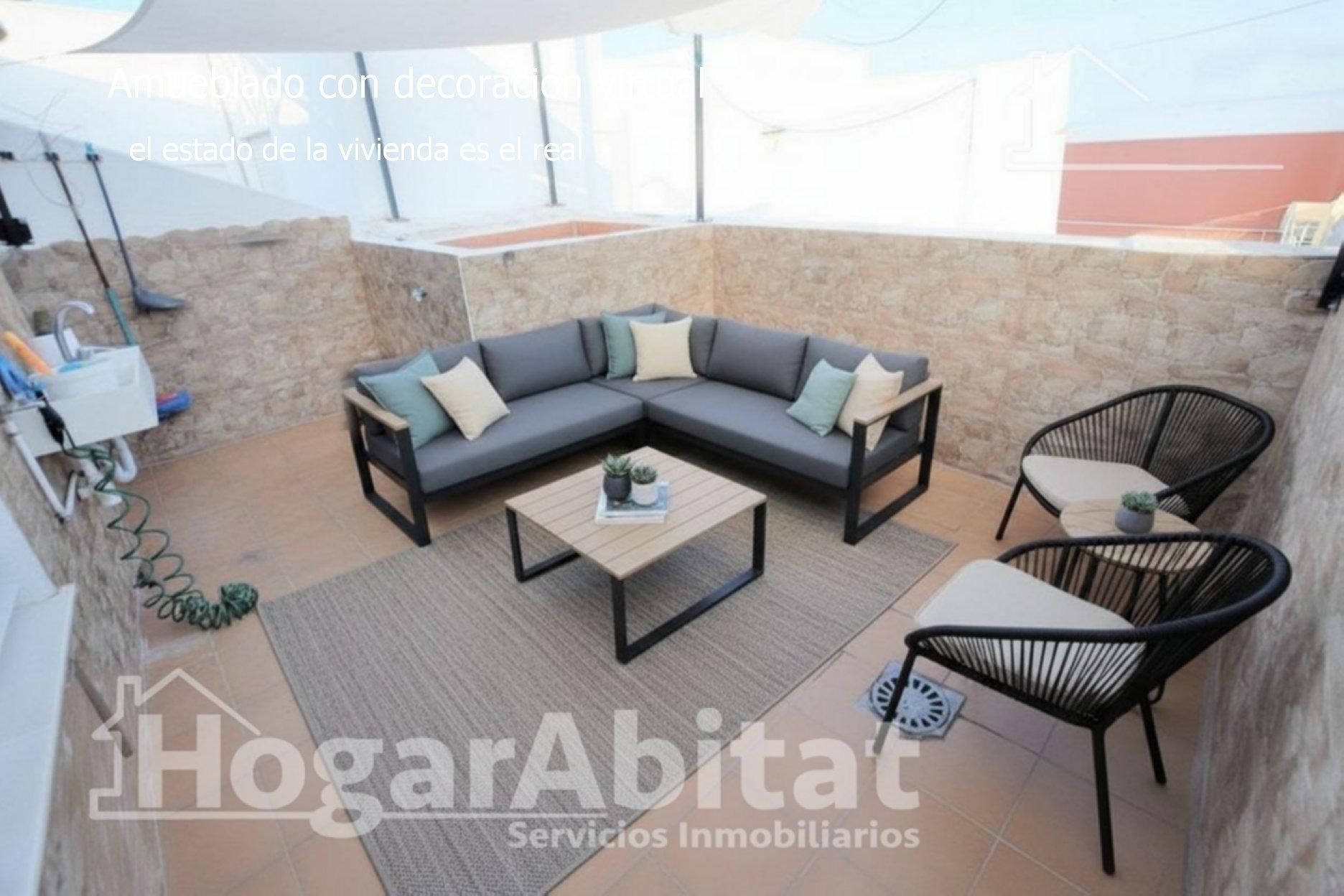 Terrasse von Dachboden zum verkauf in Puçol mit Terrasse und Balkon