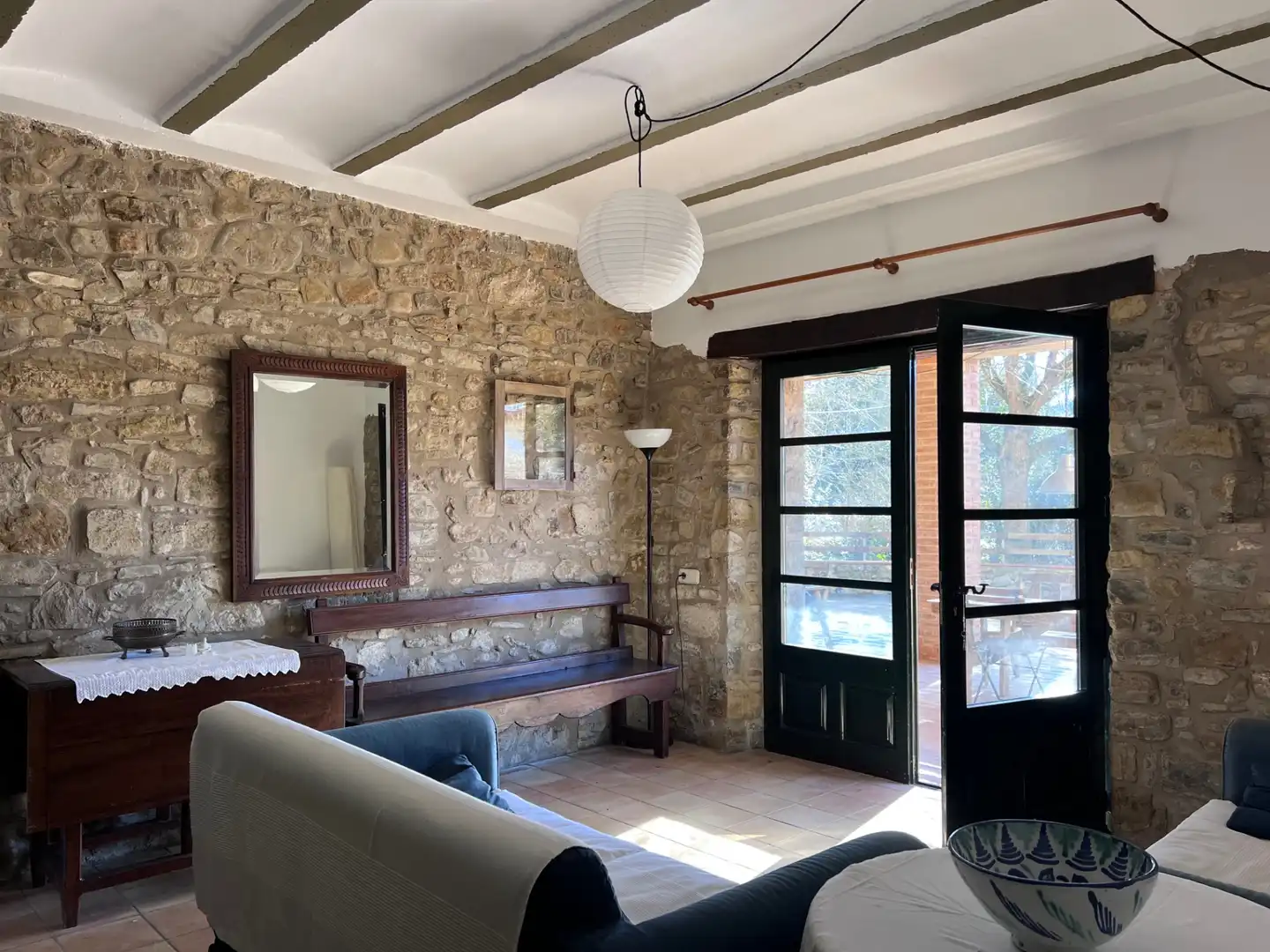 Finca rústica en venda en Mieres (Girona) amb Aire condicionat, Jardí privat i Parquet