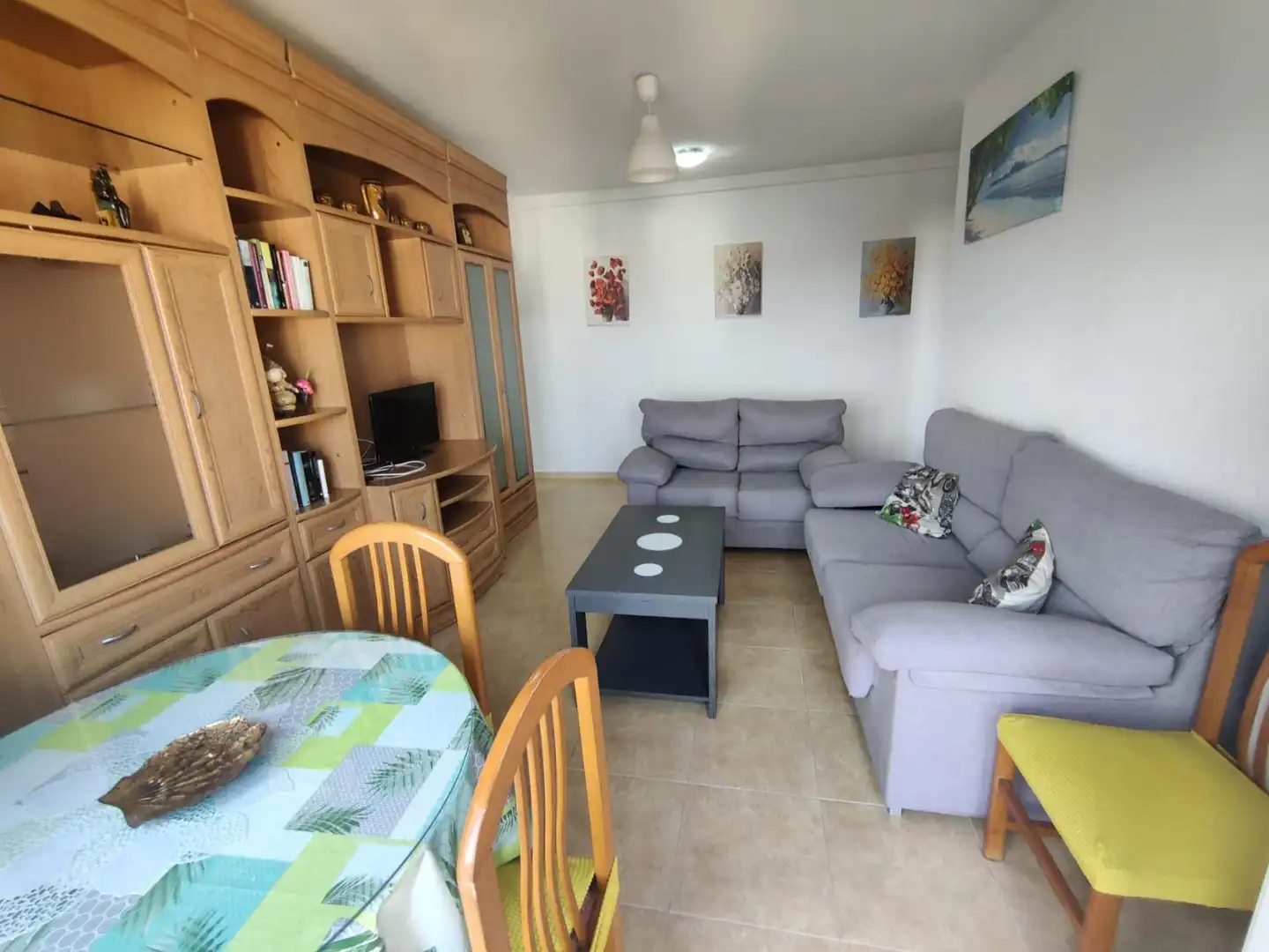 Living room of Flat for rent in El Vellón  with Heating, Terrace and Storage room