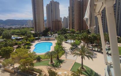 Swimming pool of Flat for sale in Benidorm  with Air Conditioner and Terrace