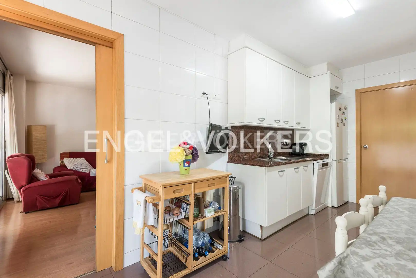 Cocina de Apartamento en venta en Sant Boi de Llobregat con Aire acondicionado, Calefacción y Parquet