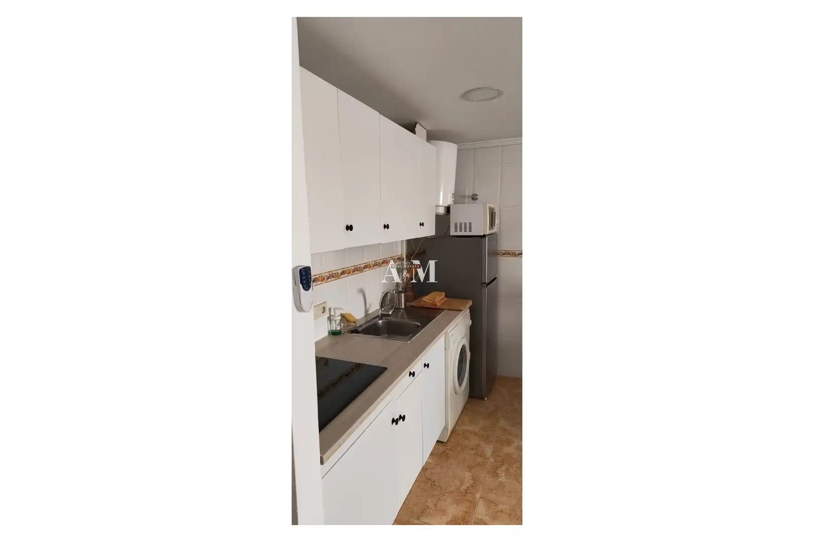Küche von Wohnung zur Miete in Torrevieja mit Terrasse, Schwimmbad und Möbliert