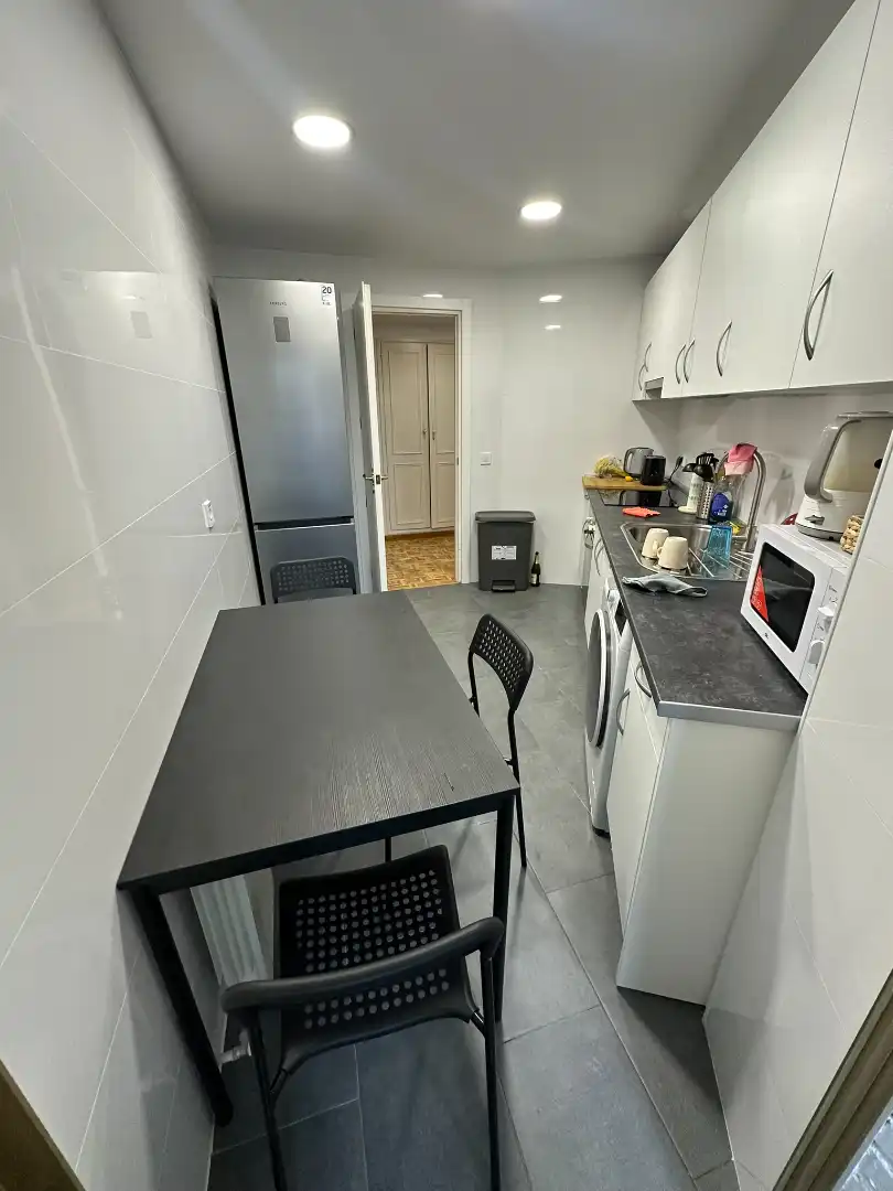 Kitchen of Flat for share in Madrid  with Air Conditioner, Heating and Terrace