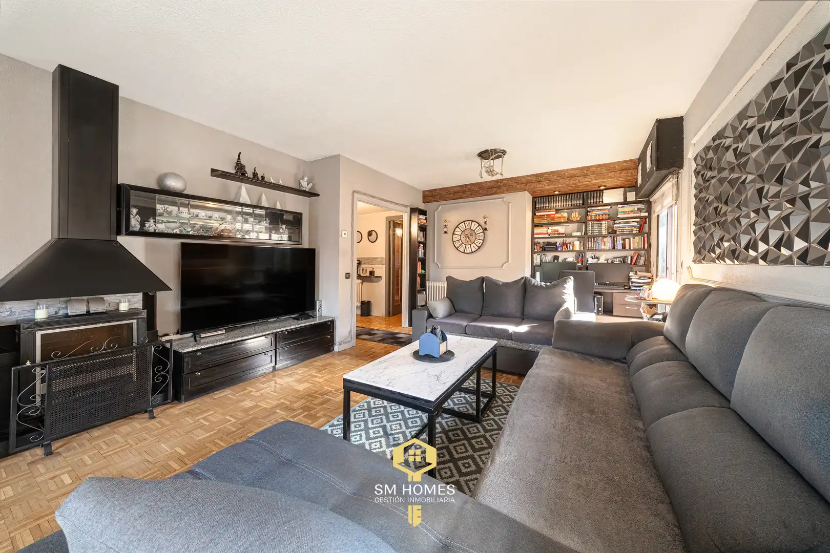 Sala de estar de Dúplex en venta en San Fernando de Henares con Aire acondicionado y Calefacción