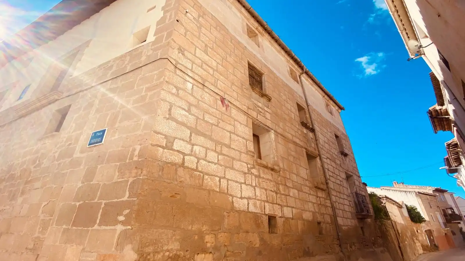 Exterior view of Houses for sale in Torrecilla de Alcañiz  with Private garden, Terrace and Storage room