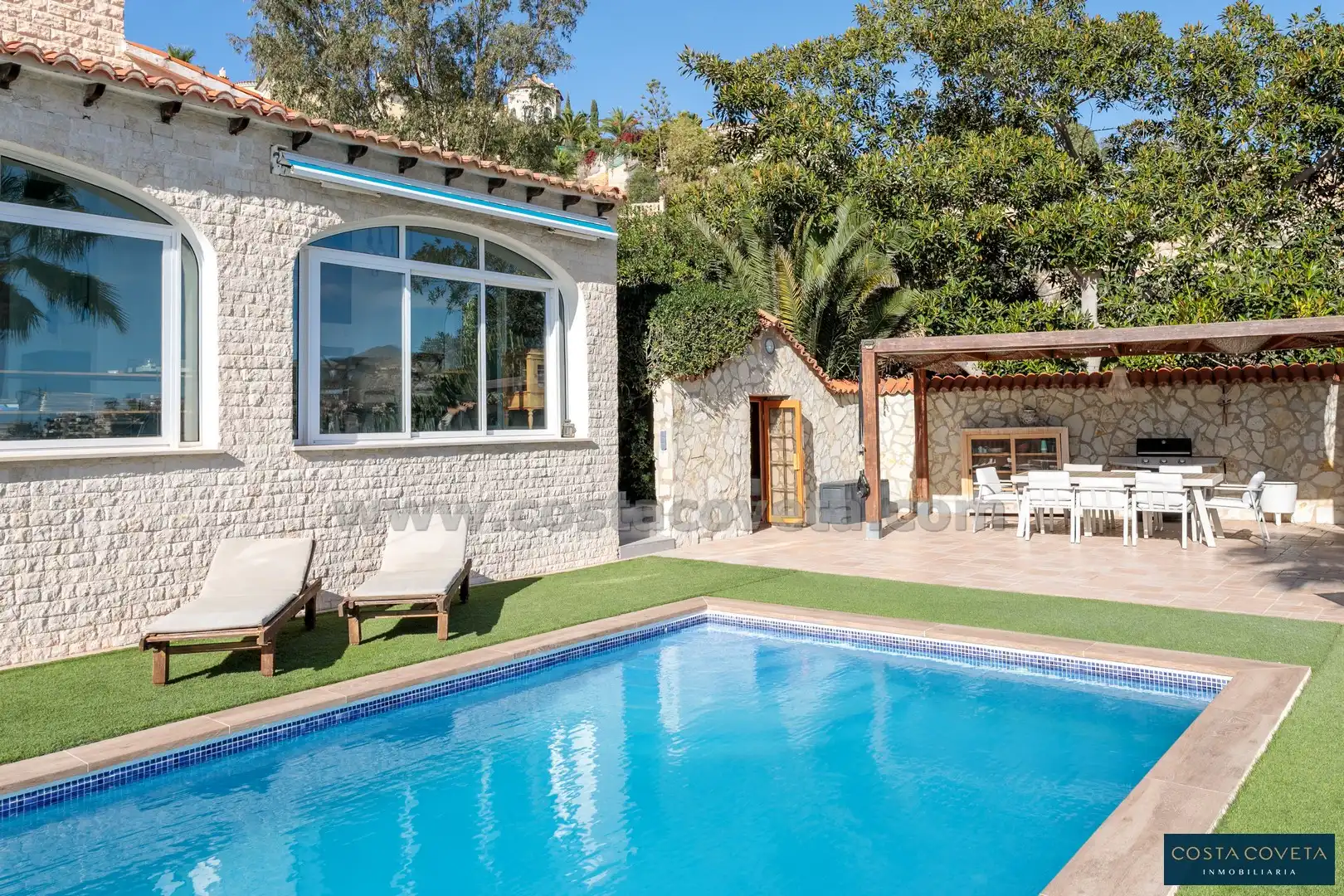 Swimming pool of Houses for sale in El Campello  with Air Conditioner, Private garden and Terrace