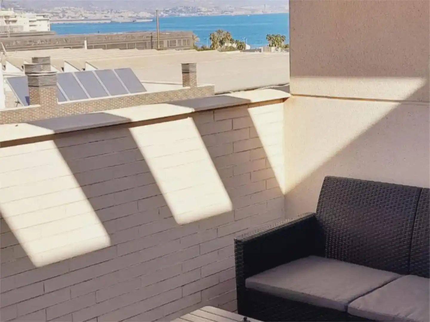 Terrasse von Wohnung zur Miete in Málaga Capital mit Klimaanlage, Schwimmbad und Balkon