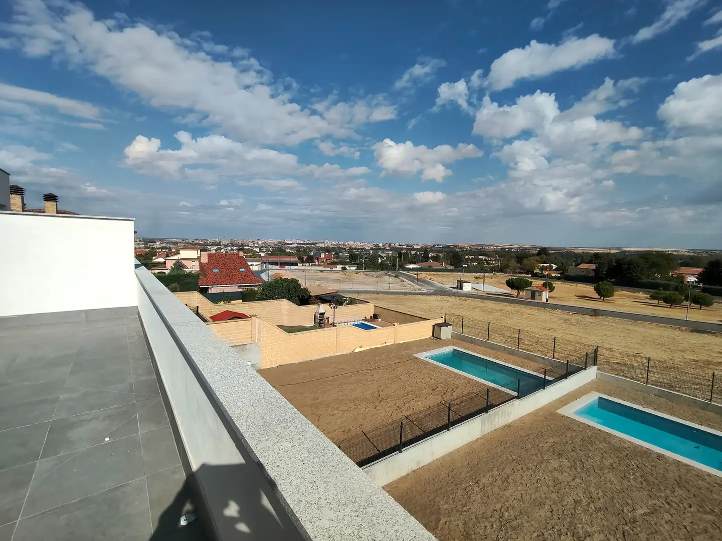Terraza de Casa o chalet en venta en Carbajosa de la Sagrada con Calefacción, Jardín privado y Terraza