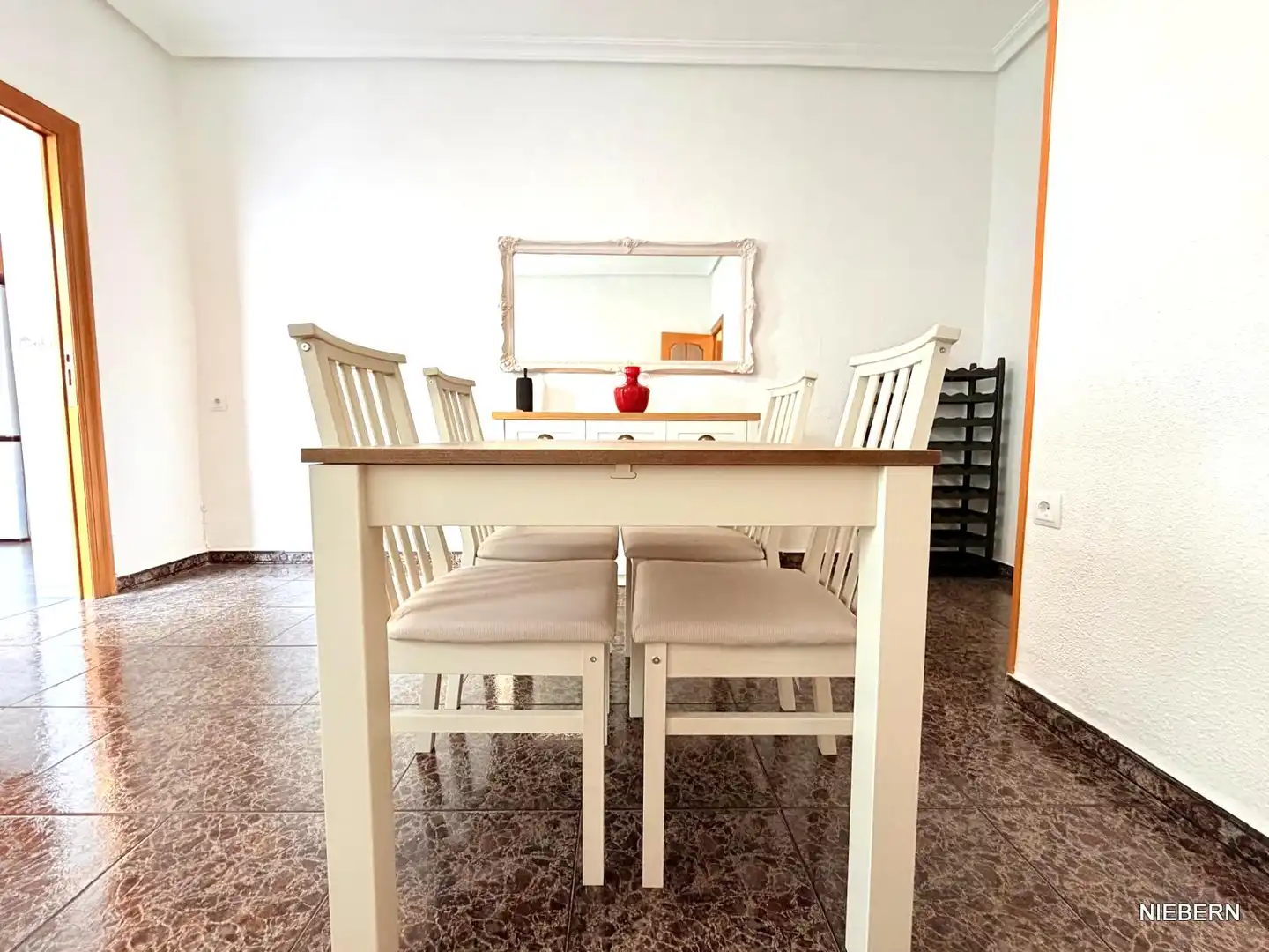 Menjador de Casa o xalet de lloguer en Cartagena amb Aire condicionat, Terrassa i Moblat