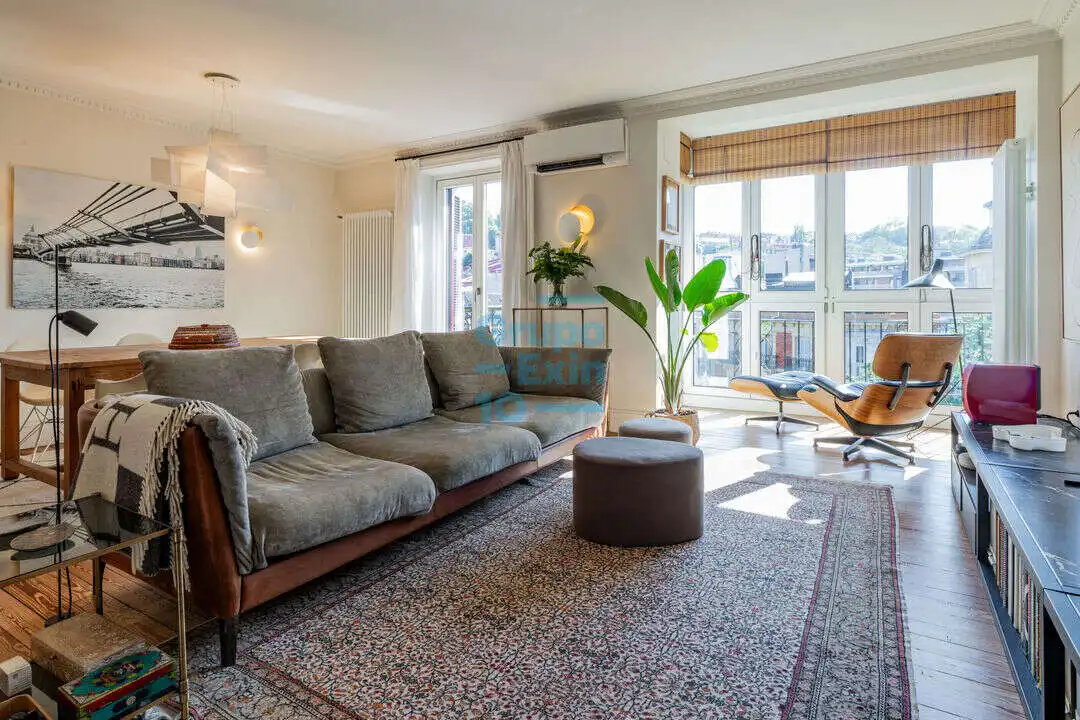 Sala de estar de Piso en venta en Donostia - San Sebastián  con Aire acondicionado, Calefacción y Balcón