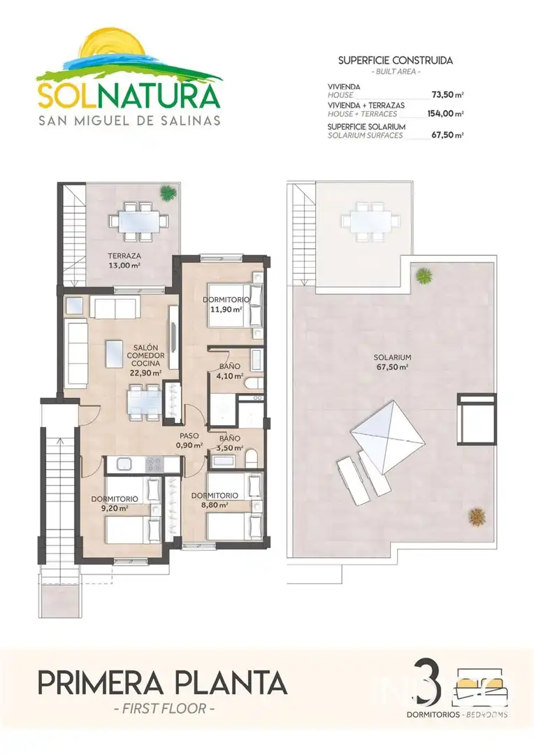Duplexes for sale in San Miguel de Salinas  with Air Conditioner, Heating and Private garden