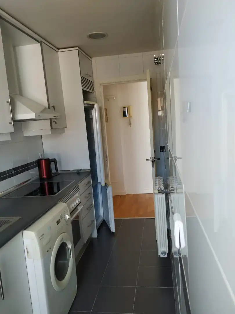 Kitchen of Flat for sale in Madrid  with Air Conditioner, Heating and Storage room