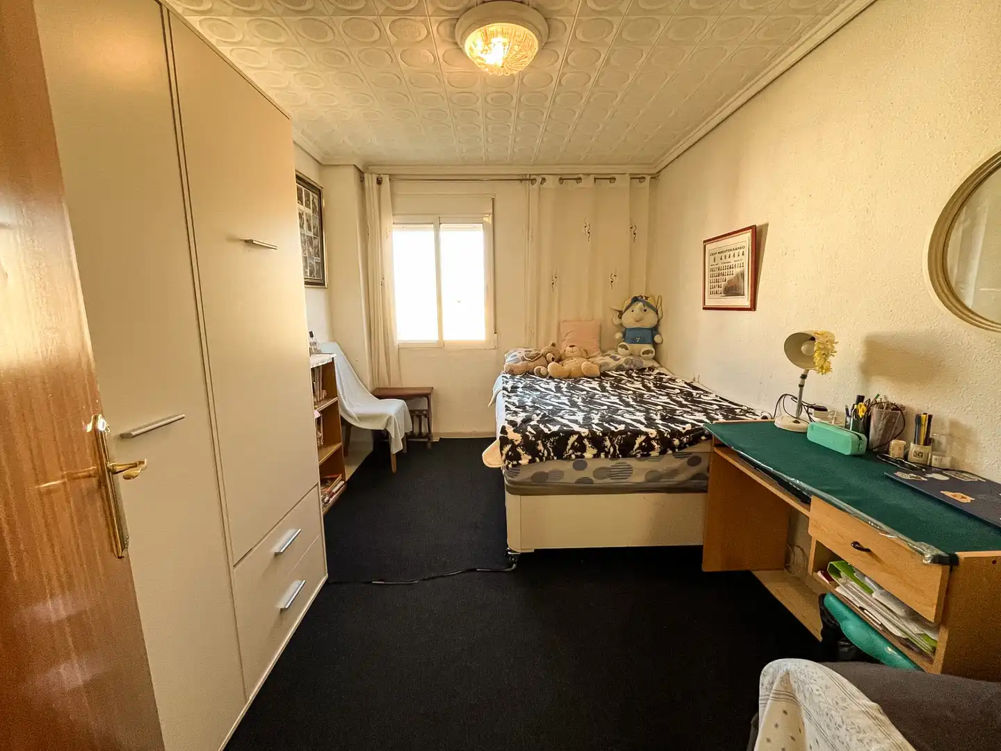 Schlafzimmer von Wohnung zum Verkauf in Sagunto / Sagunt mit Klimaanlage, Heizung und Möbliert