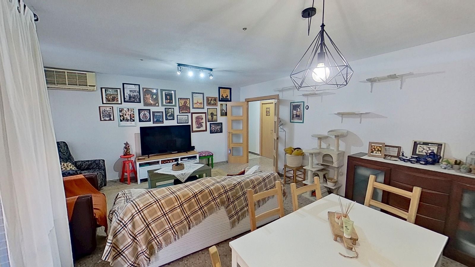 Sala d'estar de Pis en venda en  Valencia Capital amb Aire condicionat, Terrassa i Balcó