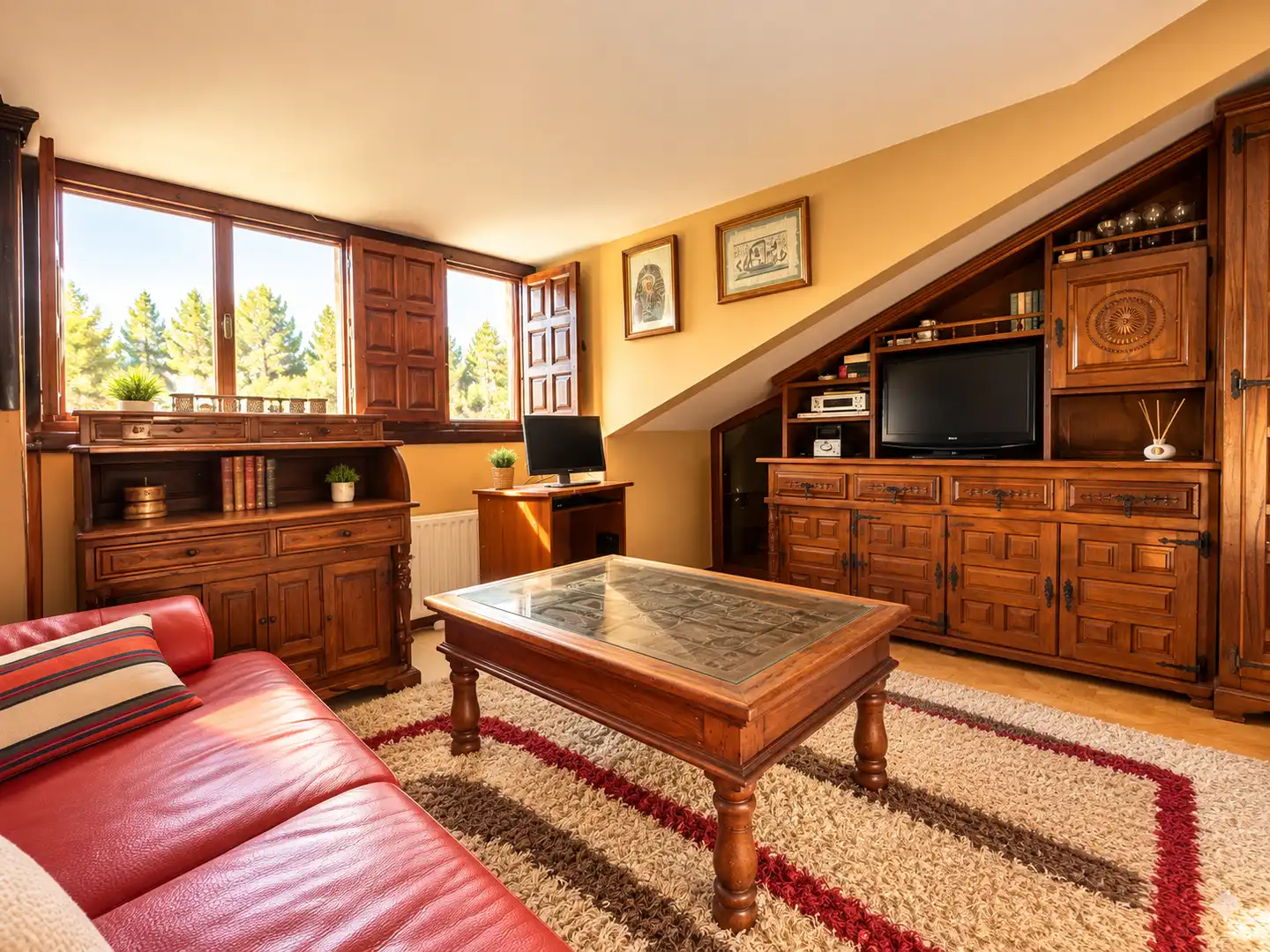 Wohnzimmer von Dachboden zum Verkauf in Santillana del Mar, Cantabria