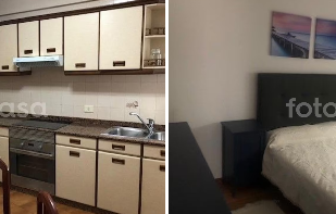 Kitchen of Flat to rent in Santiago de Compostela   with Furnished