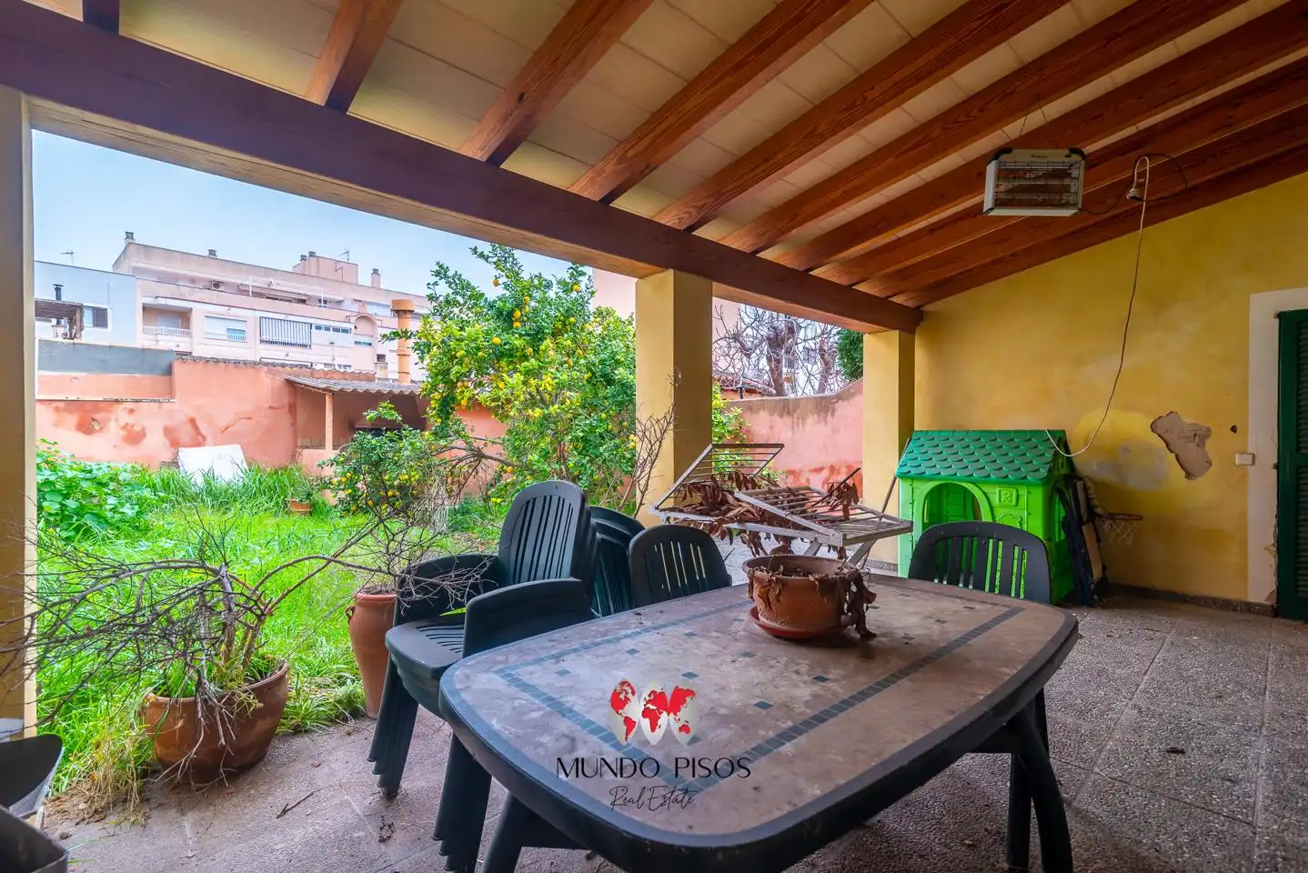Garten von Erdgeschoss zum Verkauf in  Palma de Mallorca mit Klimaanlage, Heizung und Privatgarten