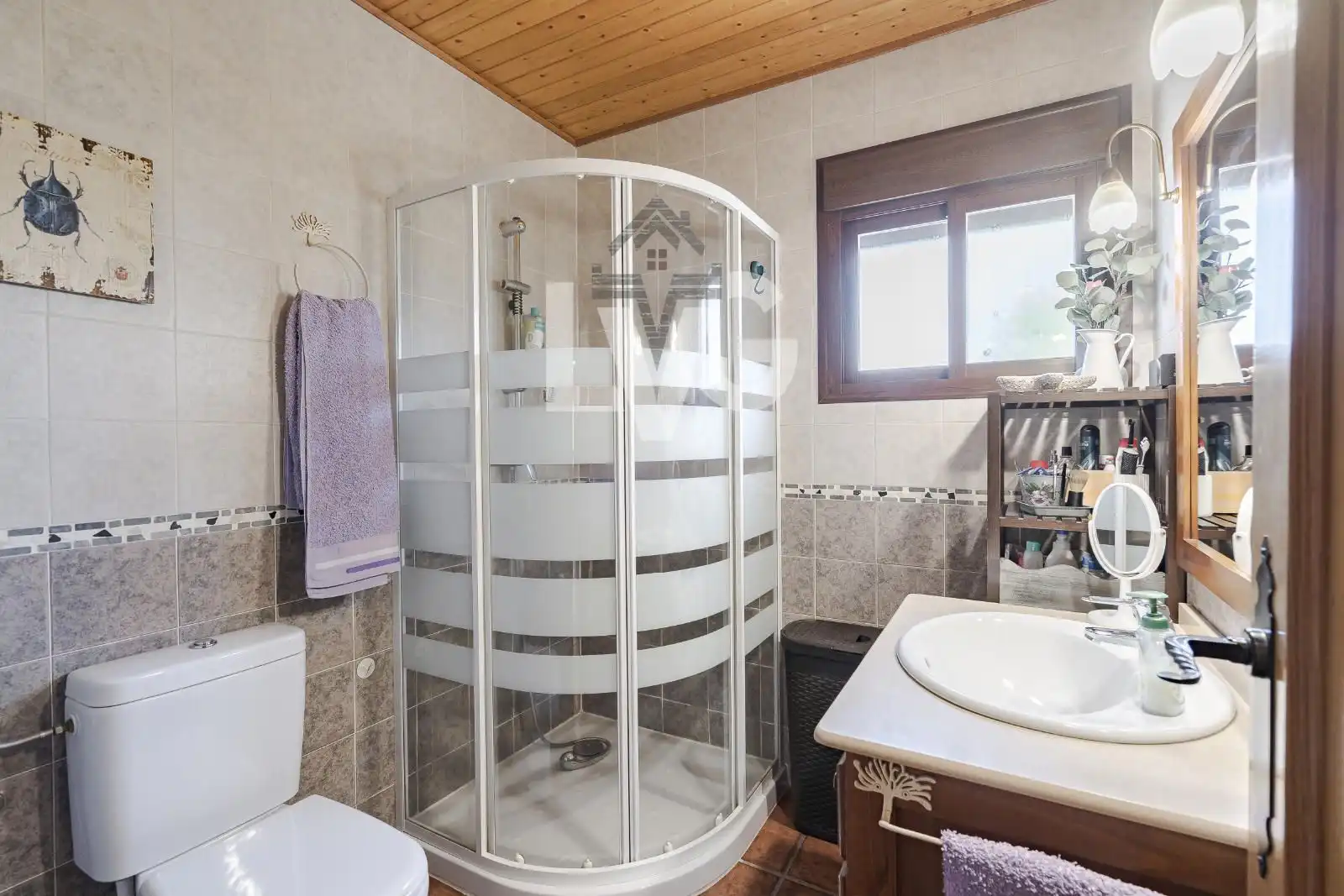 Badezimmer von Haus oder Chalet zum Verkauf in Valdetorres de Jarama mit Klimaanlage, Heizung und Privatgarten