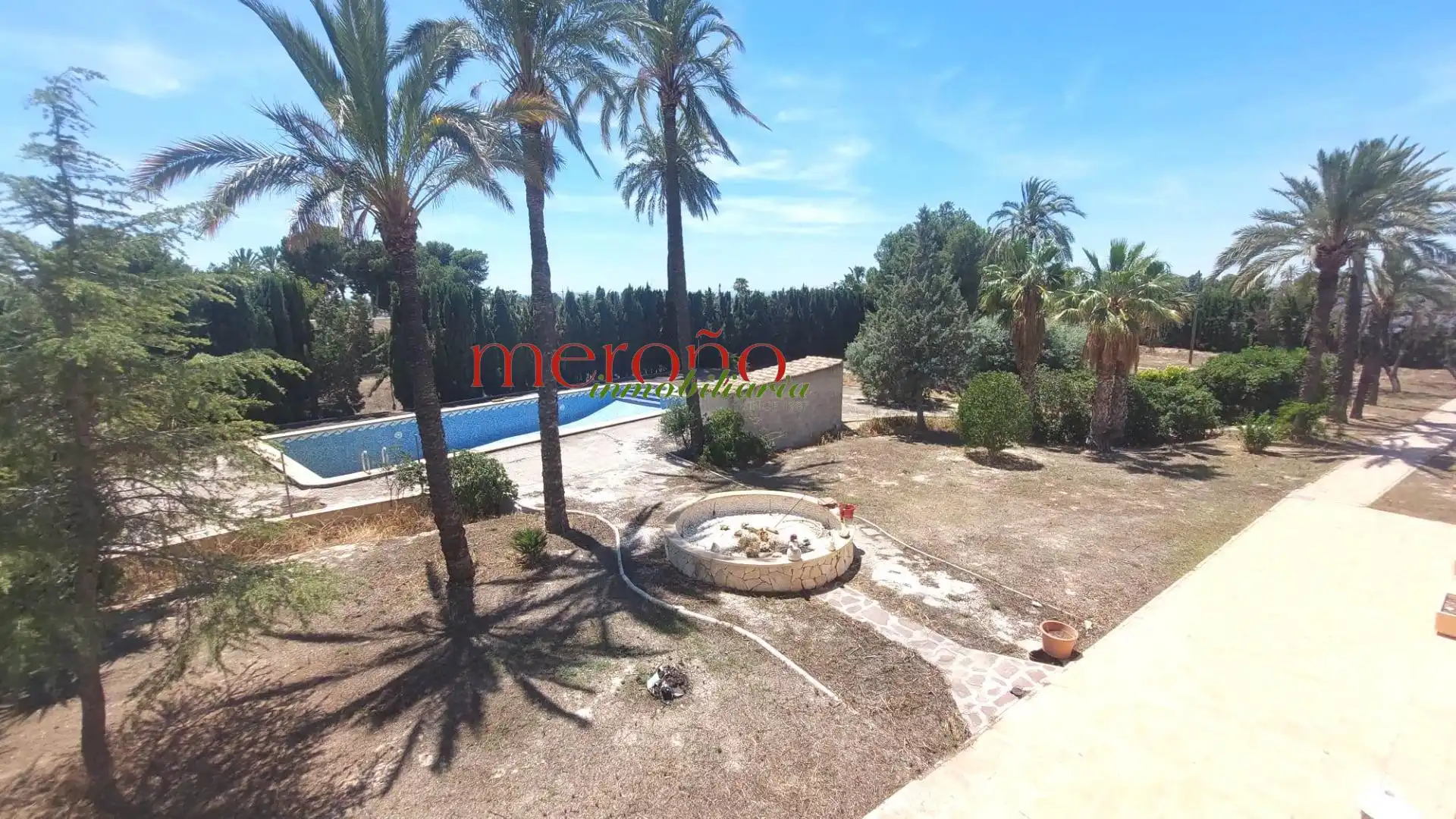 Garten von Haus oder Chalet zur Miete in Elche / Elx mit Privatgarten, Terrasse und Abstellraum