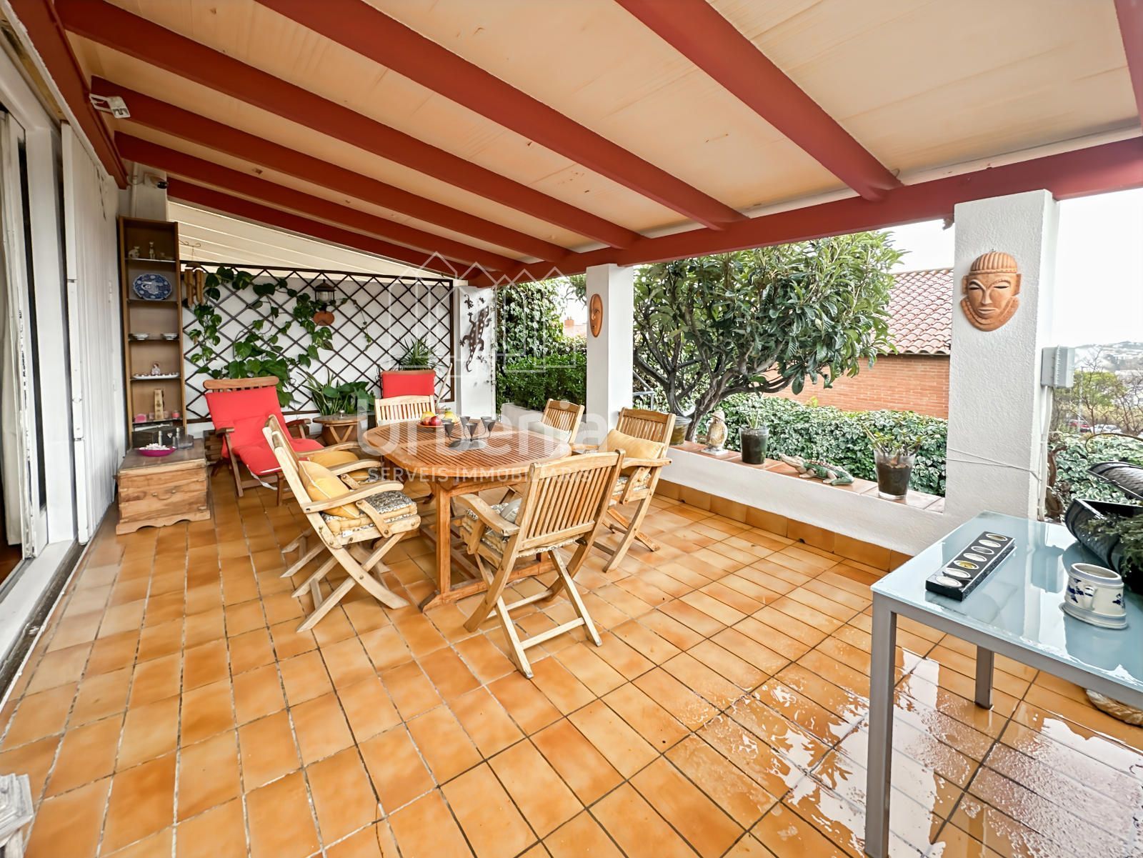 Terrace of Houses for sale in Vilassar de Dalt  with Air Conditioner, Heating and Swimming Pool