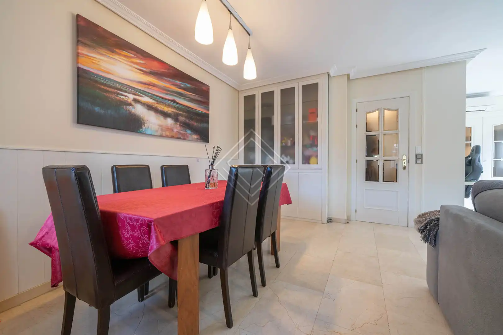 Comedor de Casa adosada en venta en Pozuelo de Alarcón con Aire acondicionado, Jardín privado y Terraza