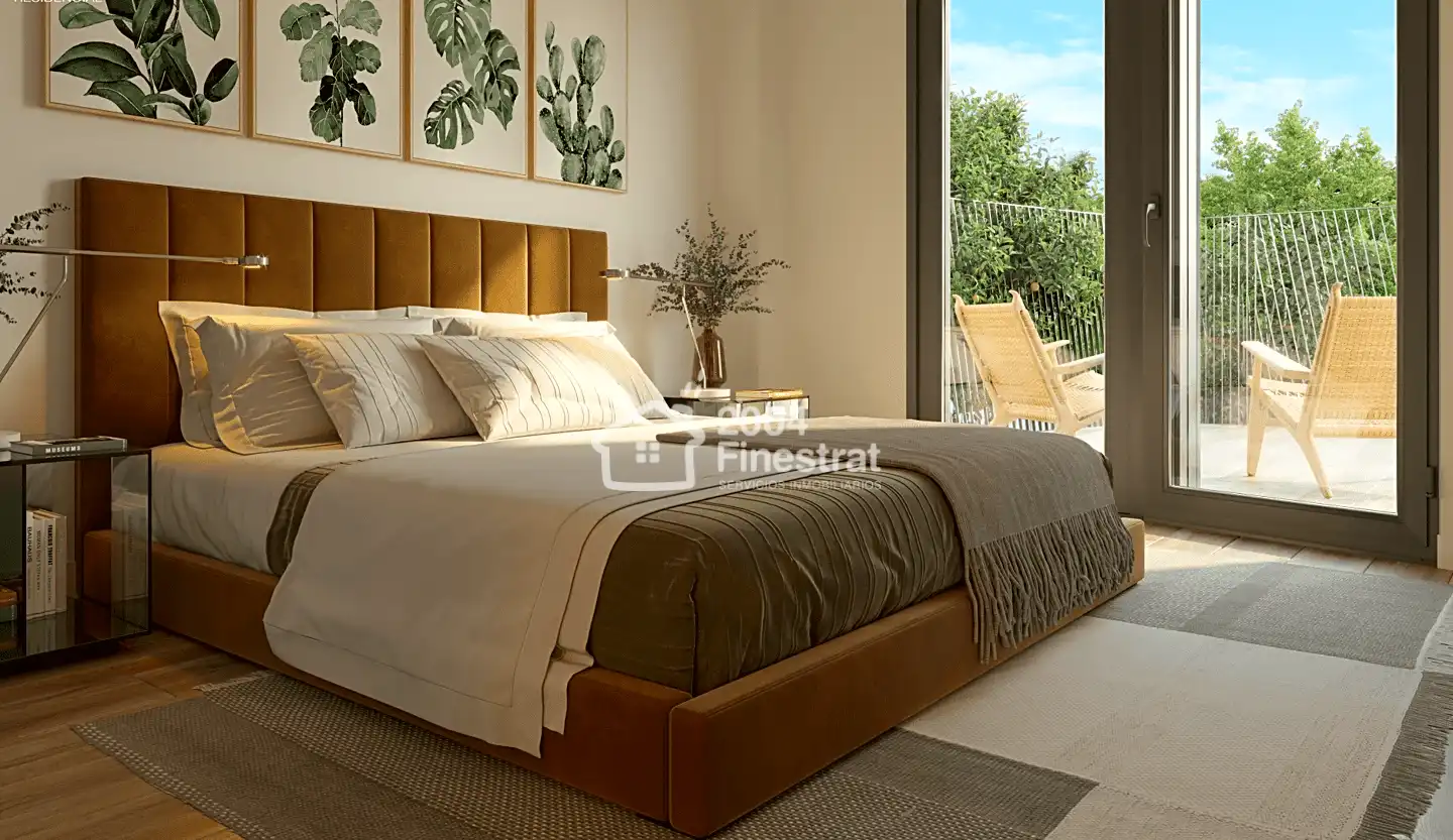 Bedroom of Flat for sale in Villajoyosa / La Vila Joiosa  with Air Conditioner, Terrace and Community pool