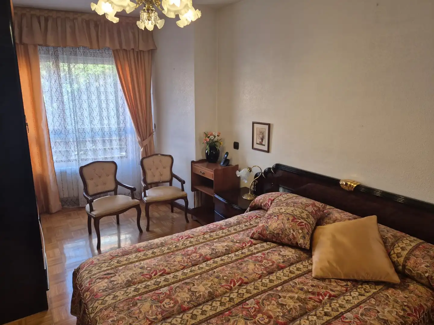 Bedroom of Flat for sale in Palencia  with Heating, Parquet flooring and Terrace