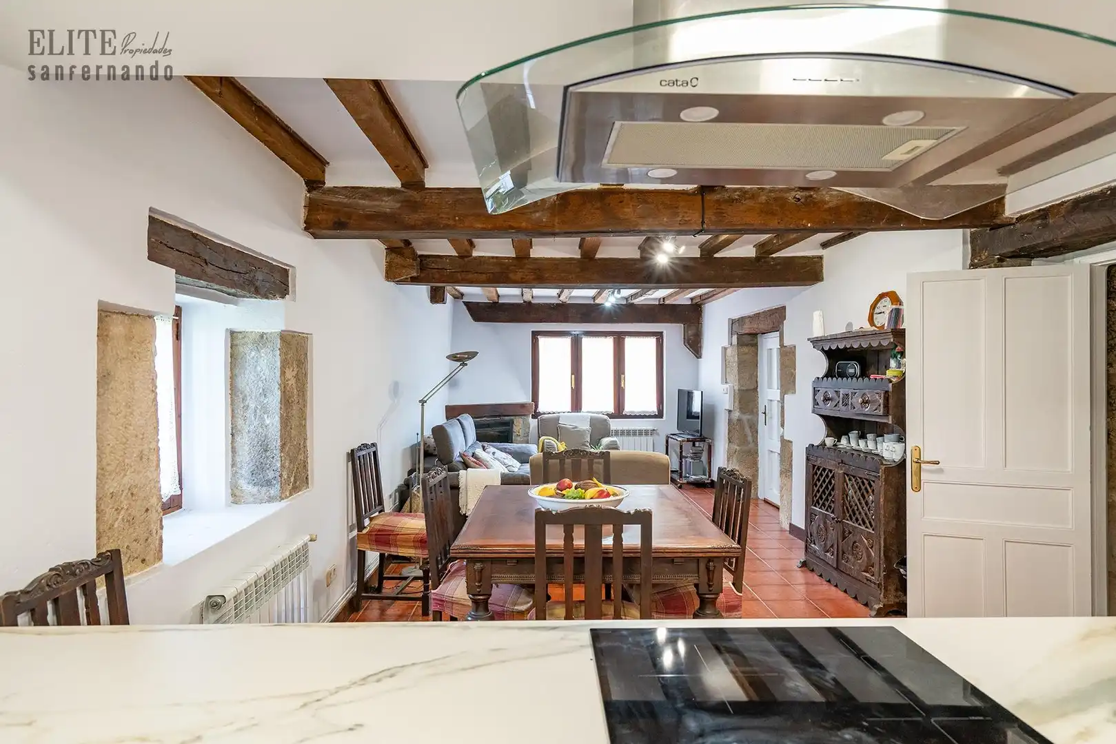 Cocina de Casa o chalet en venta en Puente Viesgo con Calefacción, Jardín privado y Terraza