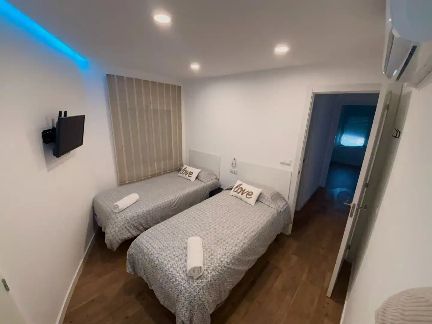 Schlafzimmer von Wohnung zur Miete in Vila-seca mit Klimaanlage und Balkon