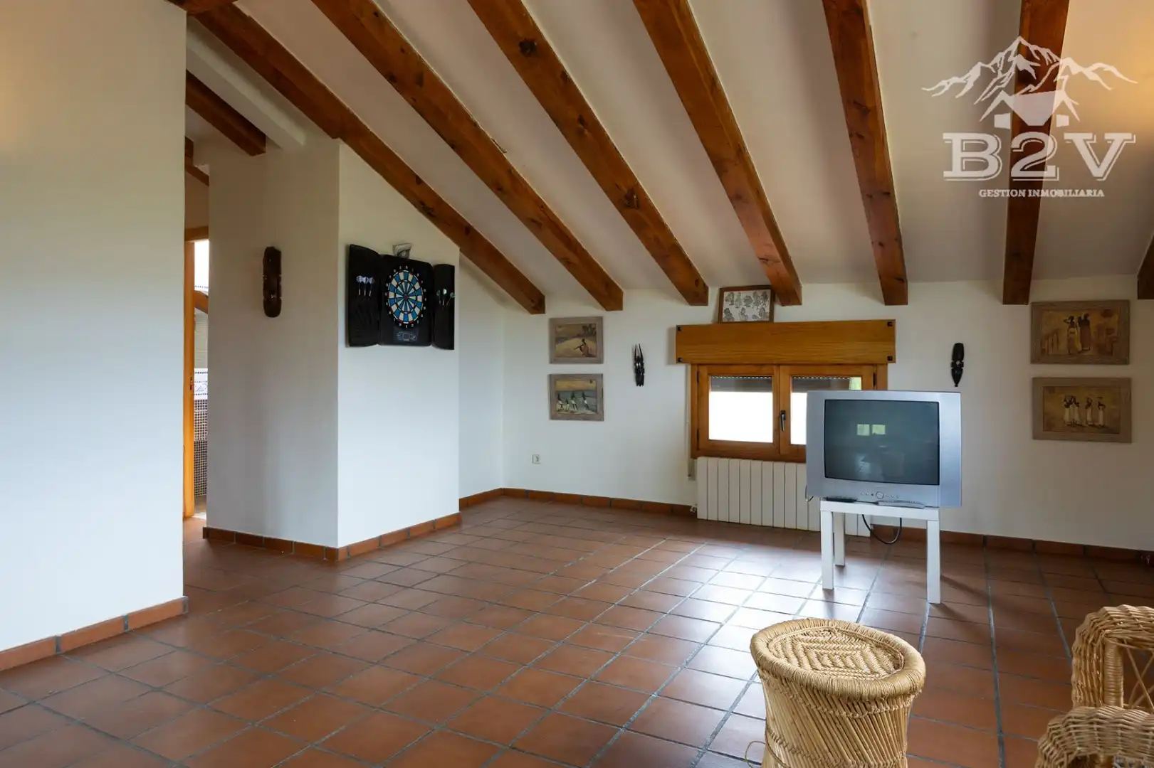 Sala de estar de Casa o chalet en venta en Garganta de los Montes con Aire acondicionado, Calefacción y Jardín privado