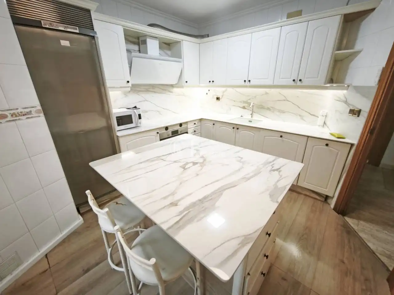 Cocina de Casa adosada en venta en Benavent de Segrià con Aire acondicionado, Calefacción y Jardín privado