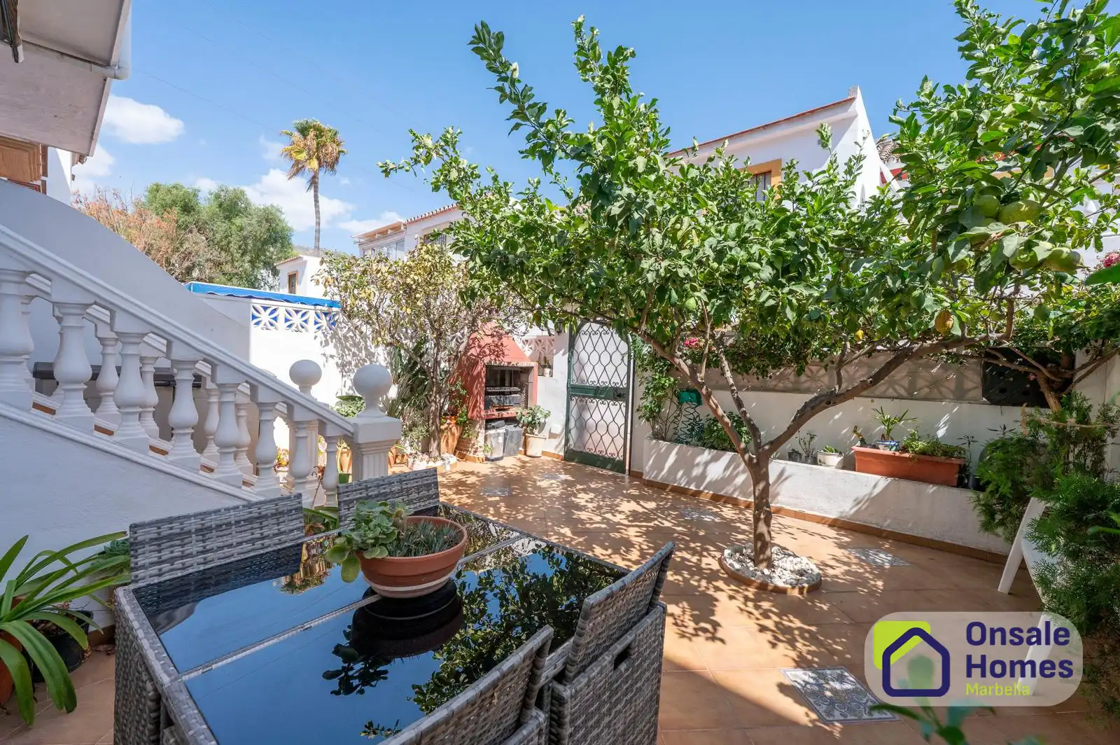 Terrassa de Casa adosada en venda en Marbella Centro