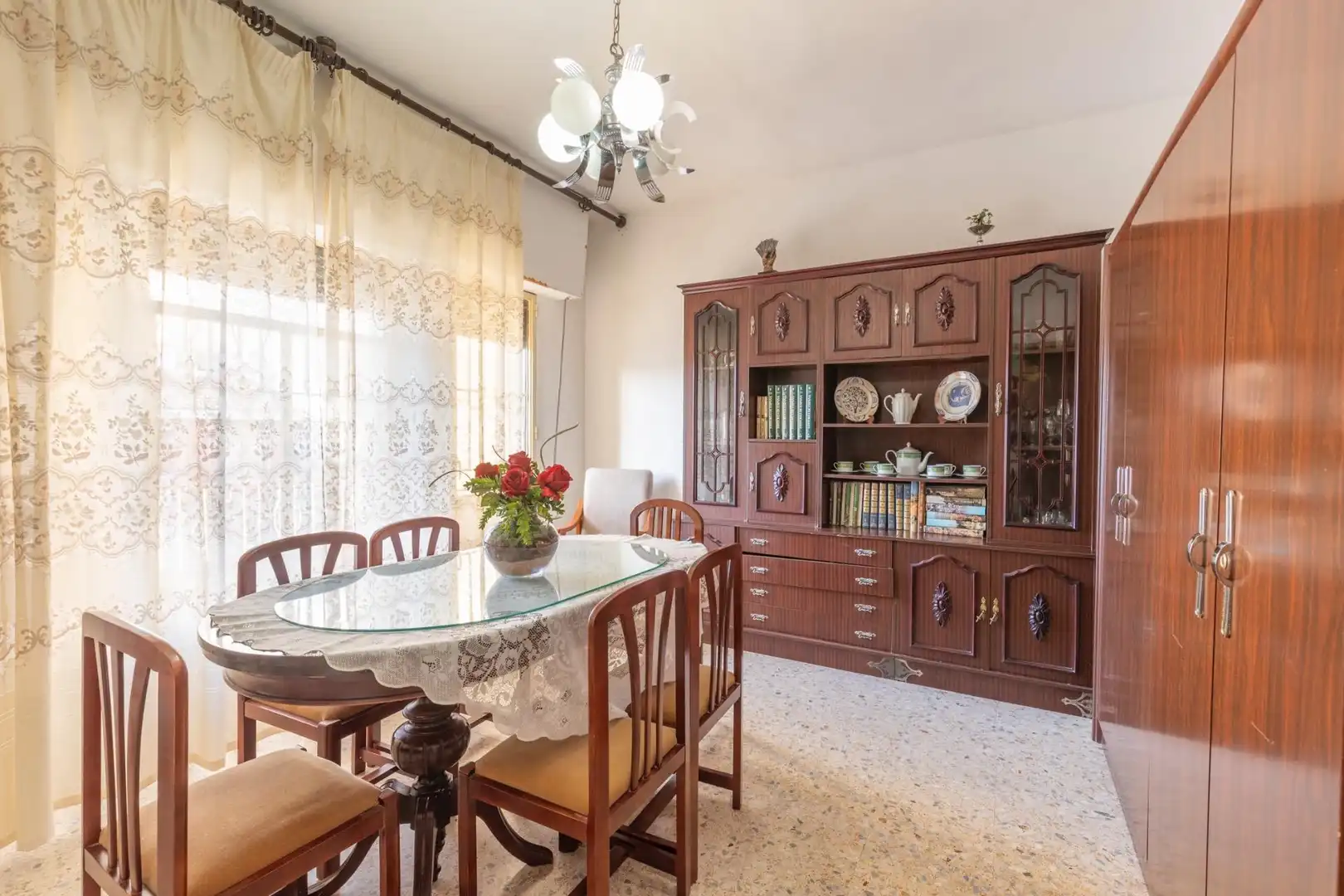 Dining room of Houses for sale in Huétor Tájar  with Air Conditioner, Private garden and Terrace