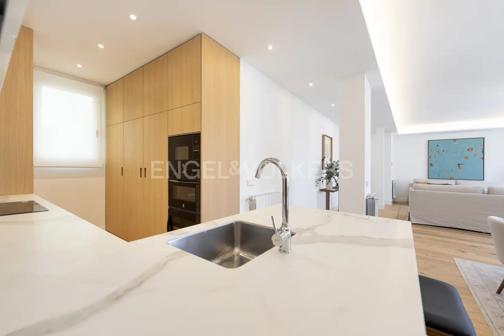 Küche von Wohnung zur Miete in Madrid mit Klimaanlage, Heizung und Möbliert