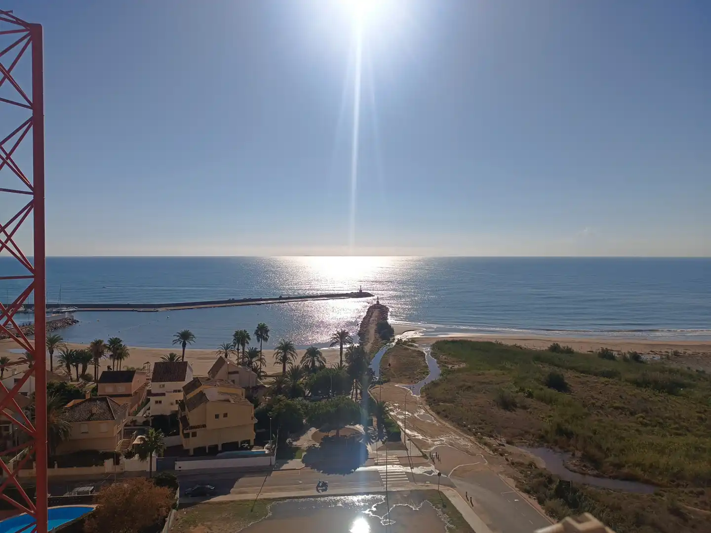 Vista exterior de Apartamento de alquiler en La Pobla de Farnals con Jardín privado, Terraza y Piscina