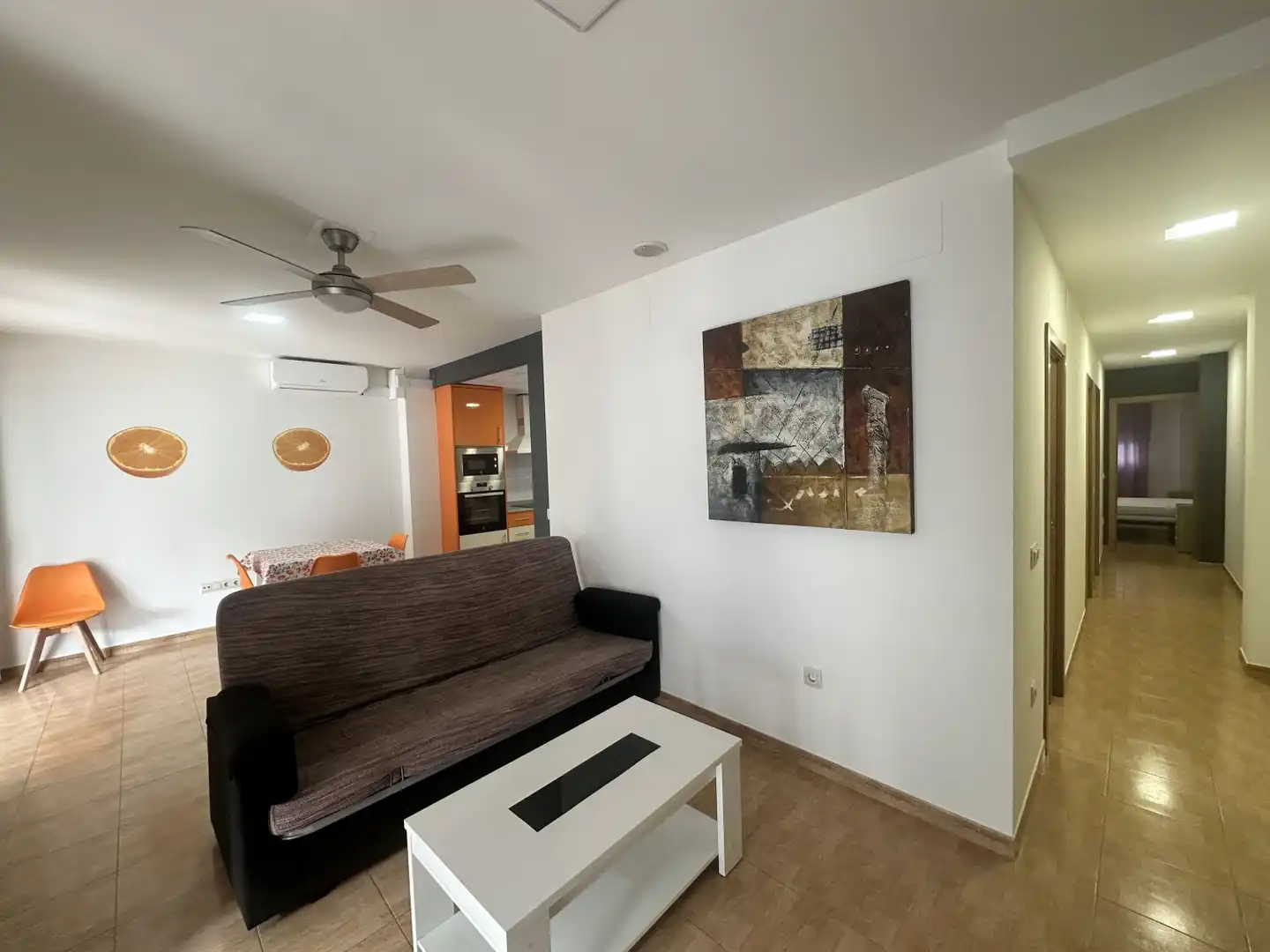 Living room of Houses for rent in Chilches / Xilxes  with Air Conditioner, Heating and Terrace