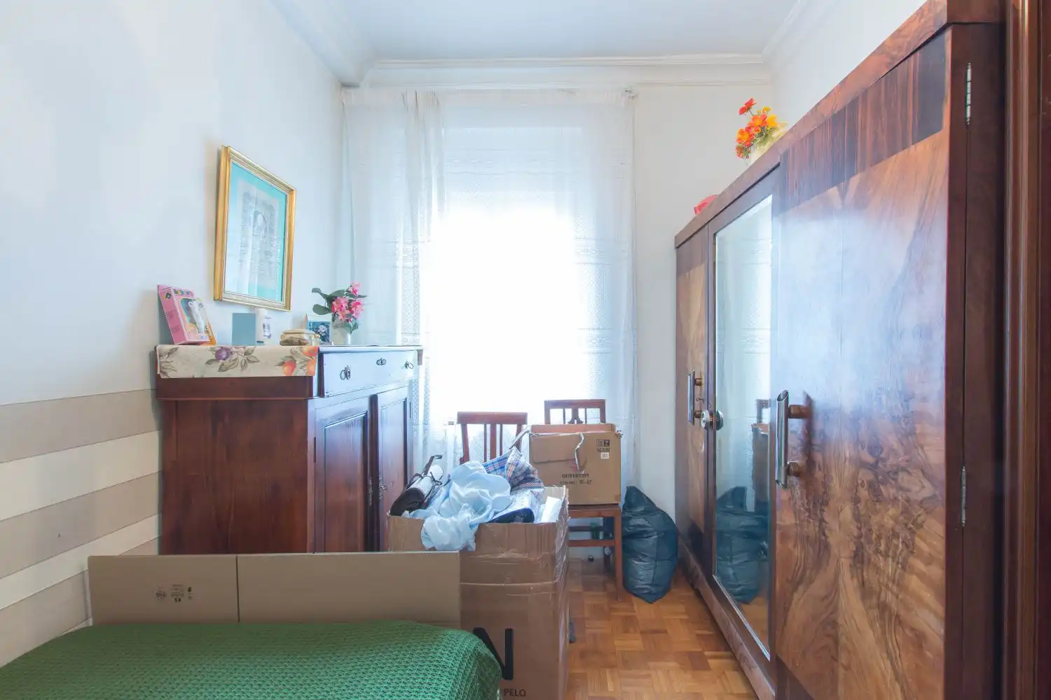 Bedroom of Flat for sale in  Pamplona / Iruña  with Heating and Balcony